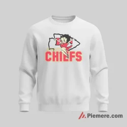 Betty Boop Kansas City Chiefs Classic Jump Fan Shirt on graphic shirt for men graphic tee