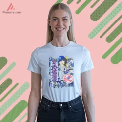 Betty Boop New York Yankees Shirt with playful pinstripe look