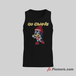Bluey Go Chiefs Kansas City Fan Shirt on black tank top for men graphic tee