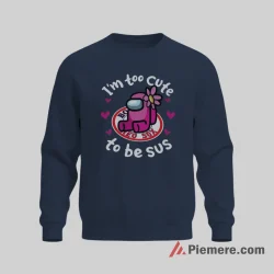 Boston Red Sox Among Us Too Cute To Be Sus Baseball Shirt on graphic shirt for men graphic tee