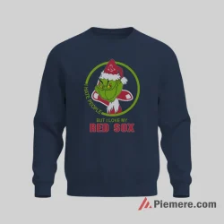 Boston Red Sox Grinch I Hate People But I Love My Team Shirt on graphic shirt for men graphic tee