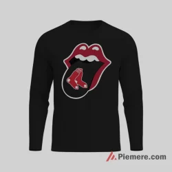 Boston Red Sox I Licked It So Its Mine Baseball Shirt on black long sleeve shirt for men graphic tee