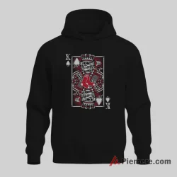 Boston Red Sox King Of Spades Baseball Shirt on black hoodie for men graphic tee