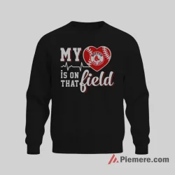 Boston Red Sox My Heart Is On That Field Baseball Shirt on graphic shirt for men graphic tee