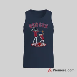 Boston Red Sox Rick And Morty Champions Baseball Shirt on navy tank top for men graphic tee