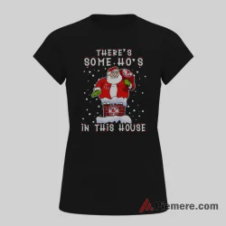 Boston Red Sox Santa Stuck In The Chimney Christmas Shirt on black short sleeve shirt for women graphic tee
