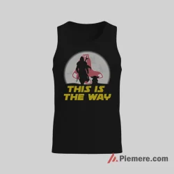 Boston Red Sox Star Wars This Is The Way Baseball Shirt on black tank top for men graphic tee