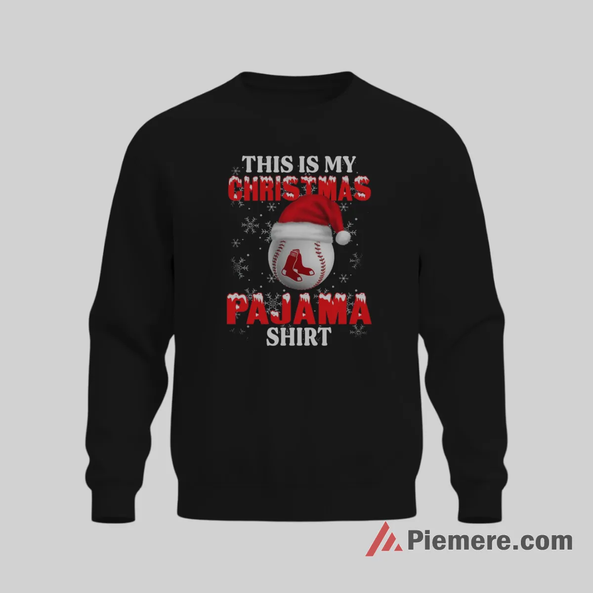 Boston Red Sox This Is My Christmas Pajama Shirt on graphic shirt for men graphic tee