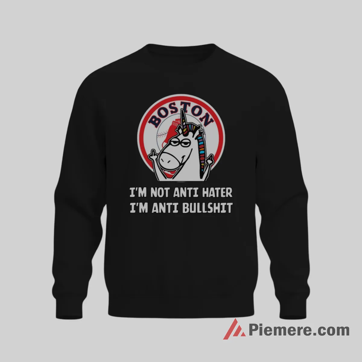 Boston Red Sox Unicorn Anti Bullshit Baseball Shirt on graphic shirt for men graphic tee