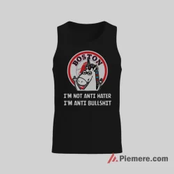 Boston Red Sox Unicorn Anti Bullshit Baseball Shirt on black tank top for men graphic tee