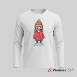 Chibi Joker San Francisco 49ers Football Art Shirt on white long sleeve shirt for men graphic tee