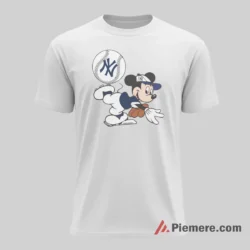 Classic Yankees Ny Baseball Clip Art Fielder Shirt on white short sleeve shirt for men graphic tee