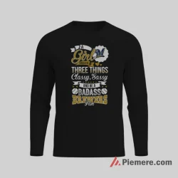 Classy Sassy Milwaukee Brewers Badass Girl Fan Shirt on black long sleeve shirt for men graphic tee