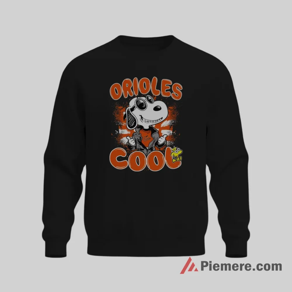 Cool Snoopy Baltimore Orioles Cartoon Fan Shirt on graphic shirt for men graphic tee