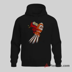 Deadpool Minion Baltimore Orioles Funny Hero Shirt on black hoodie for men graphic tee