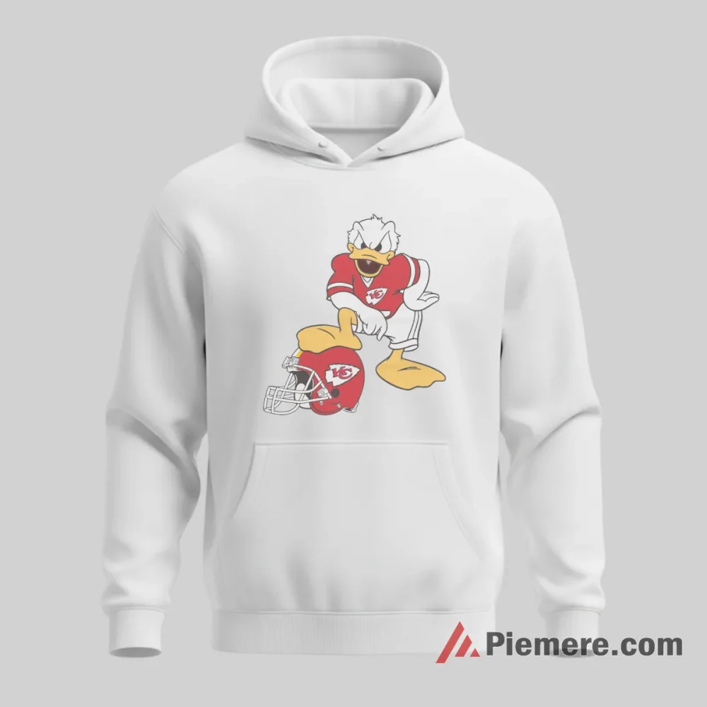 Donald Duck Kansas City Chiefs Classic Vector Football Shirt on white hoodie for men graphic tee