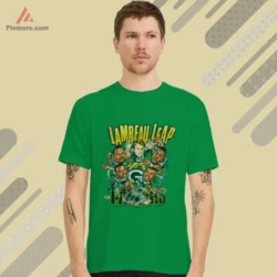 Packers Lambeau Leap short sleeve t shirt in Irish green