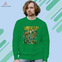 Packers Lambeau Leap sweatshirt in Irish green
