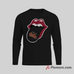I Licked It So Its Mine Baltimore Orioles Funny Shirt on black long sleeve shirt for men graphic tee