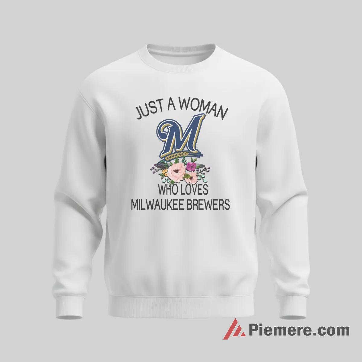 Just A Woman Who Loves Milwaukee Brewers Baseball Fan Shirt on graphic shirt for men graphic tee