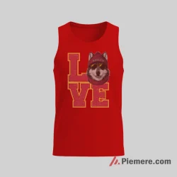 Kansas City Chiefs Love Game Day Bold Spirit Shirt on red tank top for men graphic tee