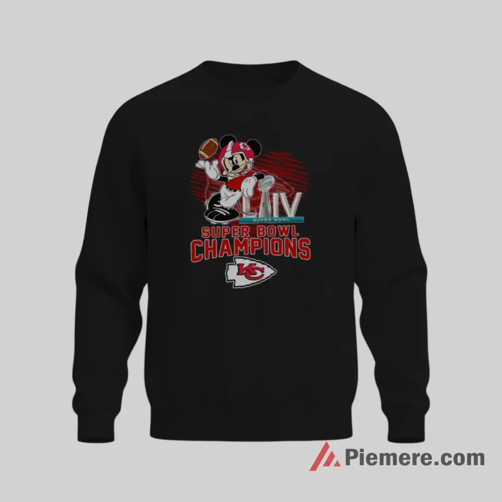 Kansas City Chiefs Mickey Mouse Super Bowl Champions Liv Shirt on graphic shirt for men graphic tee