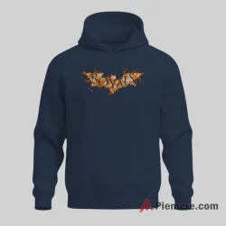 Kansas City Royals Batman Flame Logo Baseball Shirt on navy hoodie for men graphic tee