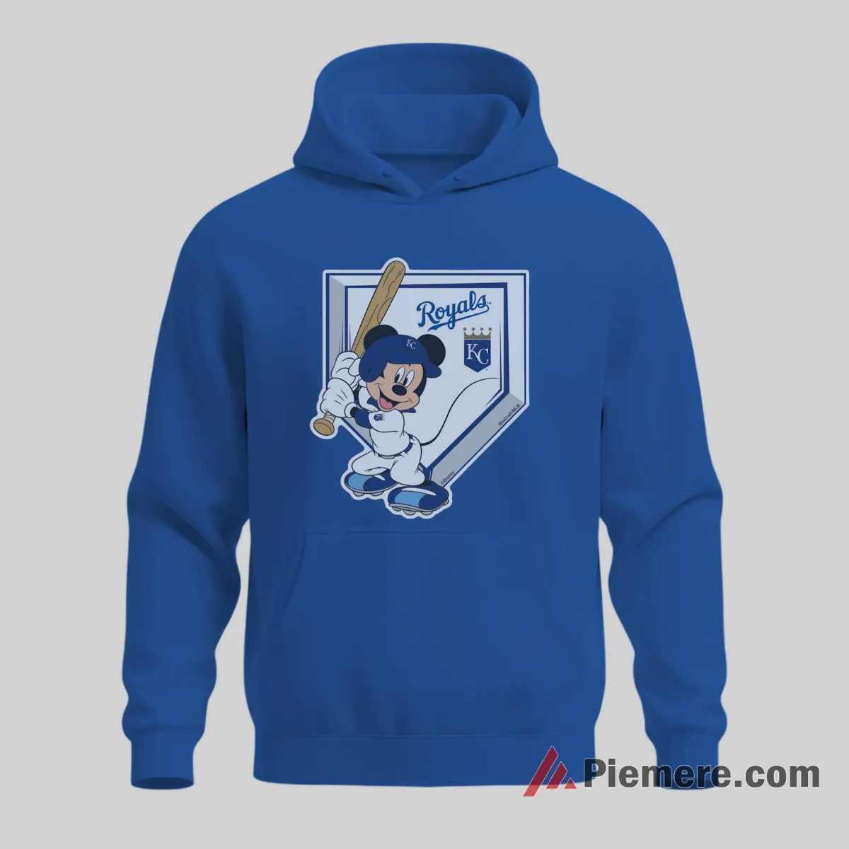 Kansas City Royals Classic Mickey Mouse Baseball Shirt on royal blue hoodie for men graphic tee