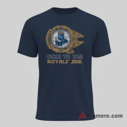 Kansas City Royals Come To The Royals Side Star Wars Shirt on navy short sleeve shirt for men graphic tee