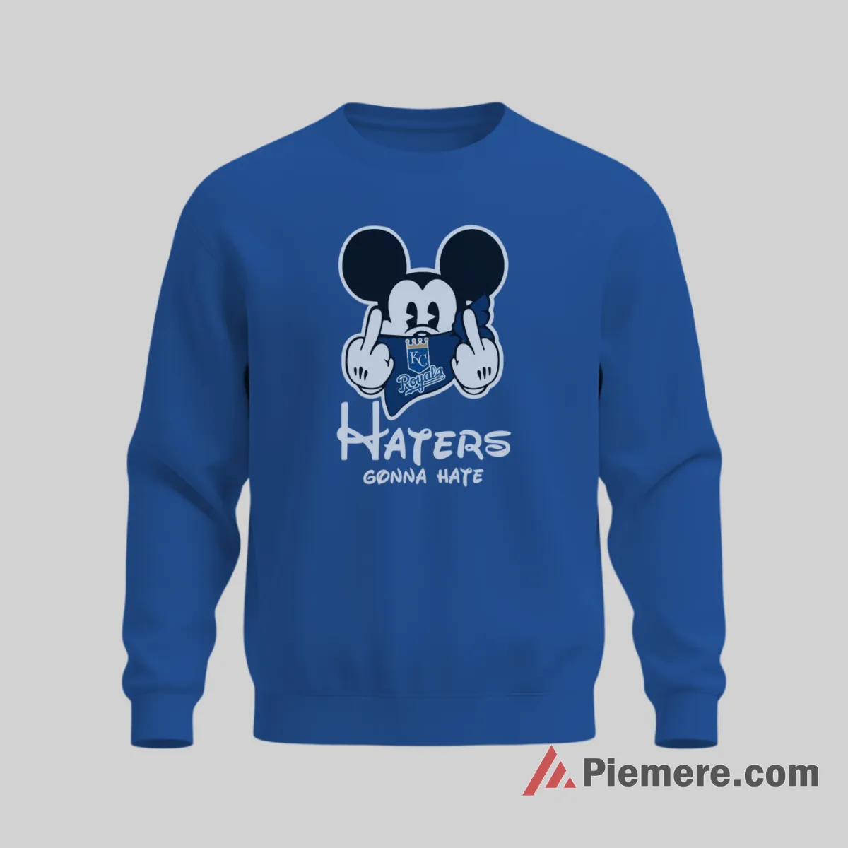Kansas City Royals Haters Gonna Hate Mickey Mouse Shirt on graphic shirt for men graphic tee