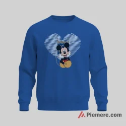 Kansas City Royals Heart Filled Mickey Mouse Baseball Shirt on graphic shirt for men graphic tee