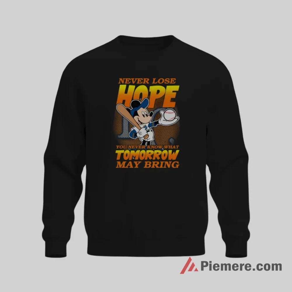 Kansas City Royals Never Lose Hope Mickey Mouse Shirt on graphic shirt for men graphic tee