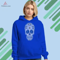 Cozy hoodie with Royals sugar skull front print