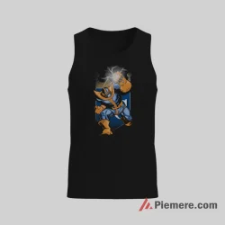 Kansas City Royals Thanos Power Gauntlet Baseball Shirt on black tank top for men graphic tee