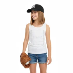 kid girl tank top white1