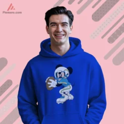 Chargers hoodie with classic cartoon vibe in royal blue