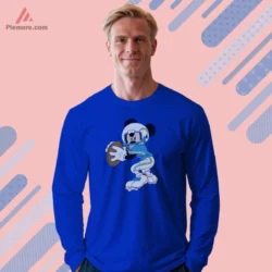 Chargers long sleeve tee in royal blue