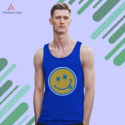 Chargers smiley face tank top for sunny days