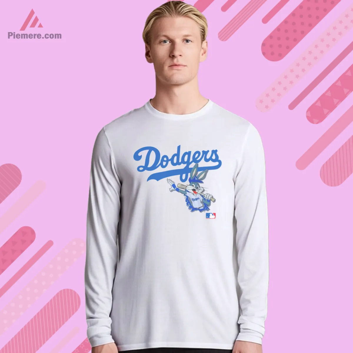Playful cartoon long sleeve in white