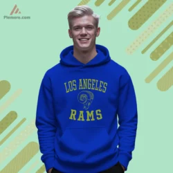 Rams retro logo hoodie in royal blue