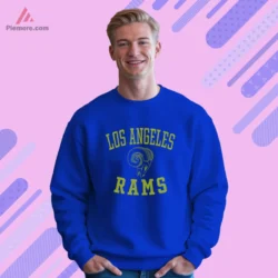 Rams retro logo sweatshirt in royal blue