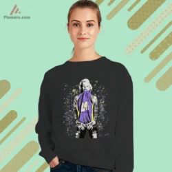 Black sweatshirt with Lakers 24 tribute featuring Marilyn Monroe