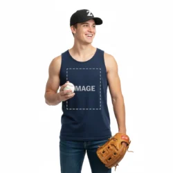 men tank top black1