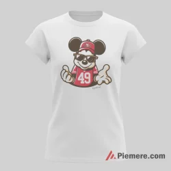 Mick San Francisco 49ers Vintage Fan Art Shirt on white short sleeve shirt for women graphic tee