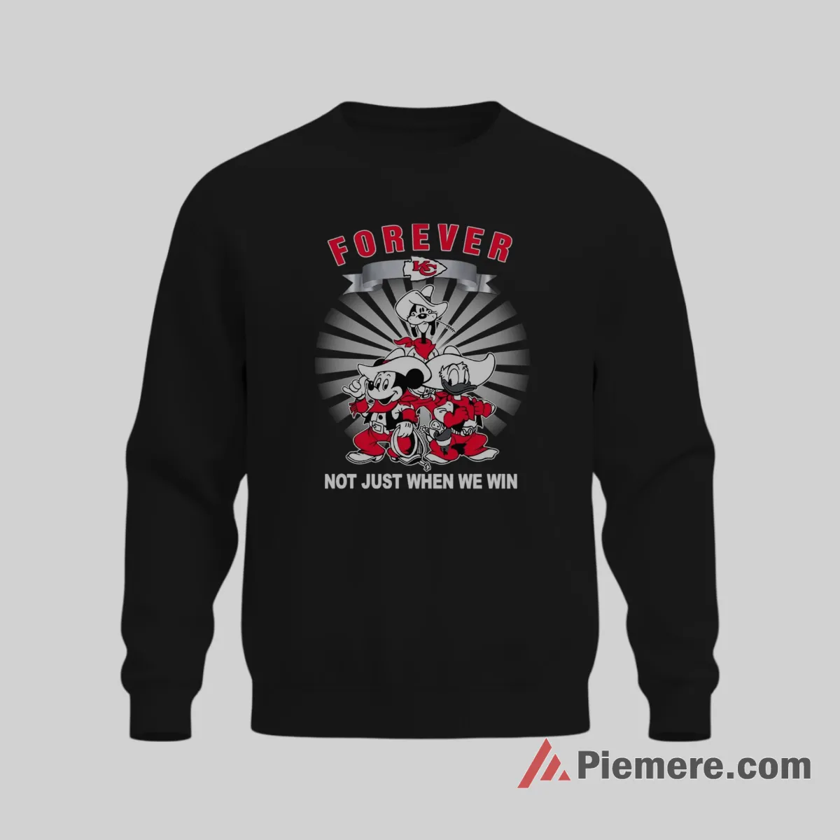 Mickey Mouse Donald Duck Goofy Kansas City Chiefs Forever Fan Shirt on graphic shirt for men graphic tee