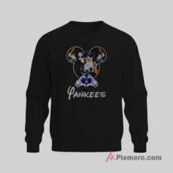 Mickey Yankees Baseball Icons Head Silhouette Shirt on graphic shirt for men graphic tee