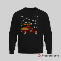 Milwaukee Brewers Christmas Moose Truck Holiday Shirt on graphic shirt for men graphic tee
