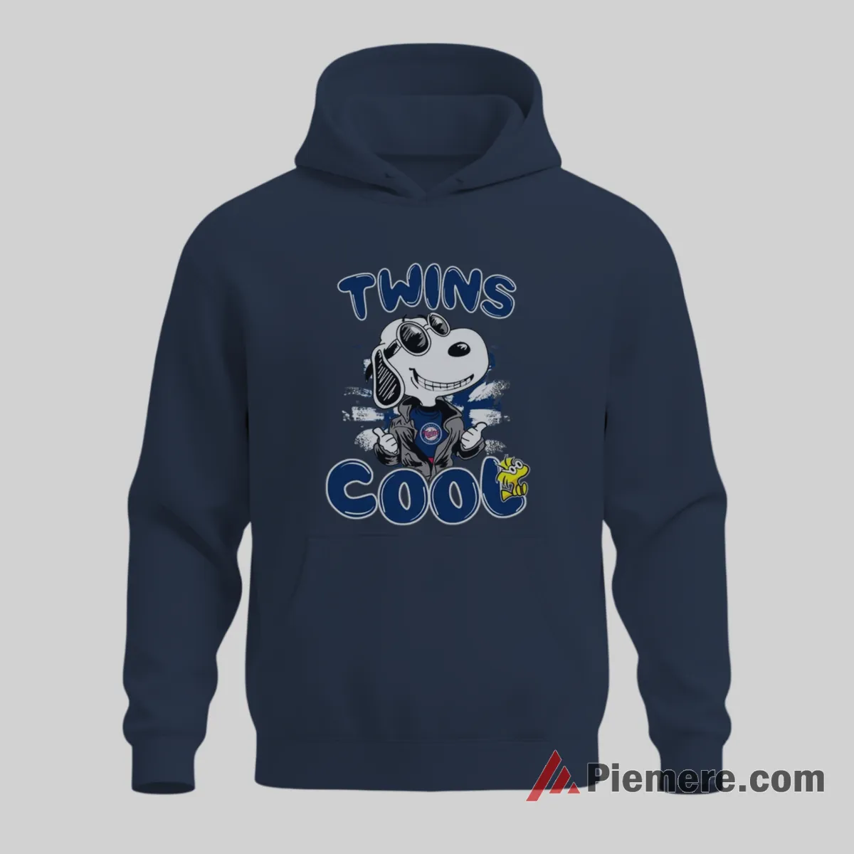 Minnesota Twins Cool Snoopy Baseball Fan Shirt on navy hoodie for men graphic tee
