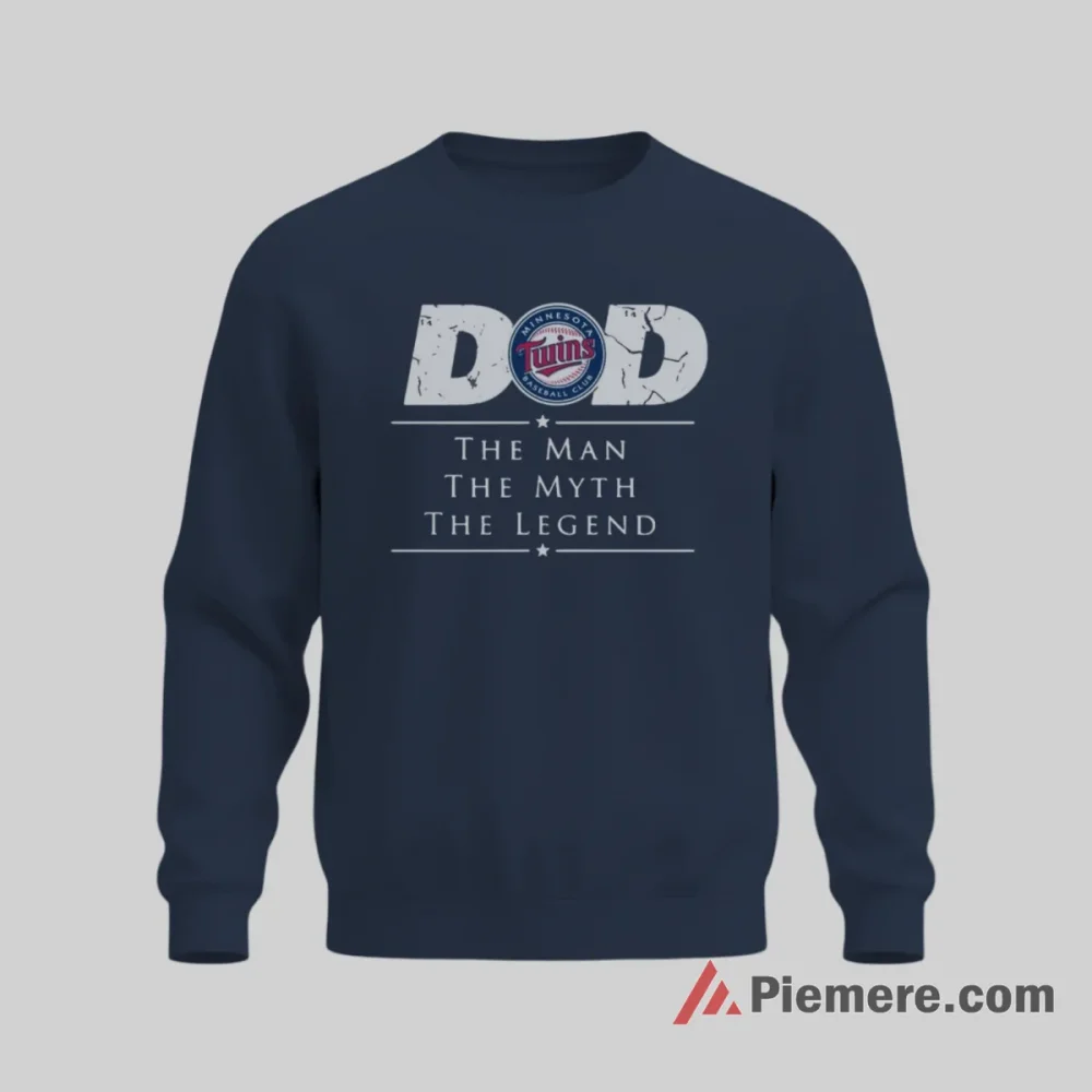 Minnesota Twins Dad The Man The Myth The Legend Baseball Shirt on graphic shirt for men graphic tee