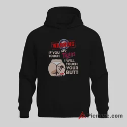 Minnesota Twins Fan Warning Funny Baseball Shirt on black hoodie for men graphic tee